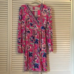 Lilly pulitzer pink isle dress size 2